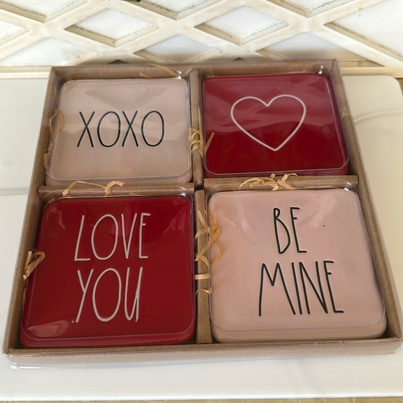 🩷Rae Dunn Valentines Coasters - Picture 2 of 6